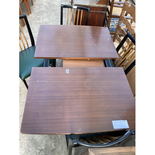 2760 - A RETRO WRIGHTON EXTENDING DINING TABLE, 42