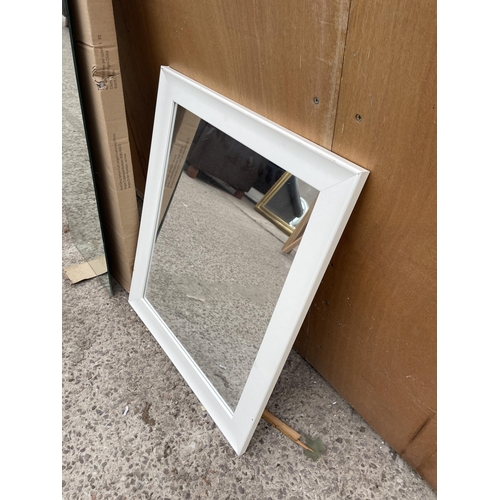 2987 - A FRAMELESS MIRROR, 47