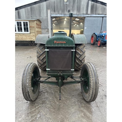 205 - A STANDARD FORDSON TRACTOR - FROM A FARM DISPERSAL FROM LANCASHIRE