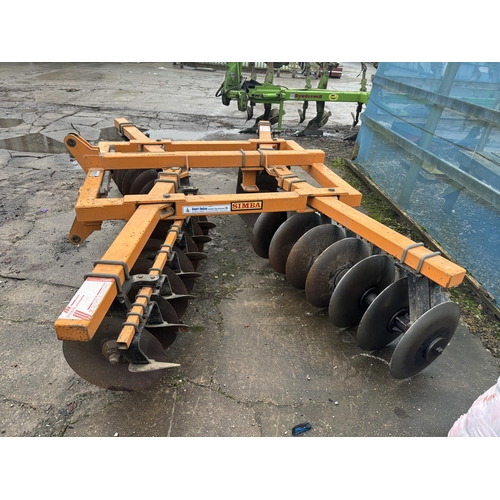 251 - A SET OF SIMBA DISC HARROWS - NO VAT - LOT NUMBERS 251 TO 258  HAVE COME FROM A FARM DISPERSAL FROM ... 