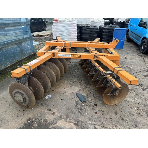 206 - A SET OF SIMBA DISC HARROWS  - FROM A FARM DISPERSAL FROM LANCASHIRE