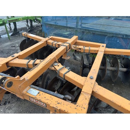 206 - A SET OF SIMBA DISC HARROWS  - FROM A FARM DISPERSAL FROM LANCASHIRE