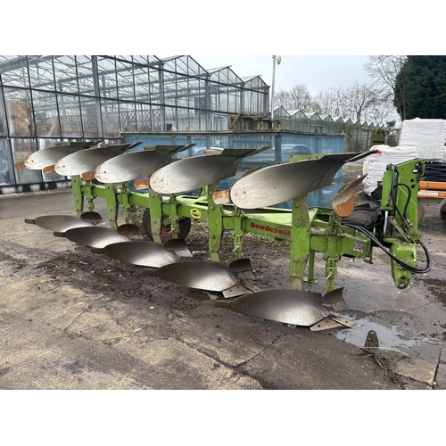 252 - A DOWDESWELL FIVE FURROW REVERSIBLE PLOUGH NO VAT - FROM A FARM DISPERSAL FROM LANCASHIRE