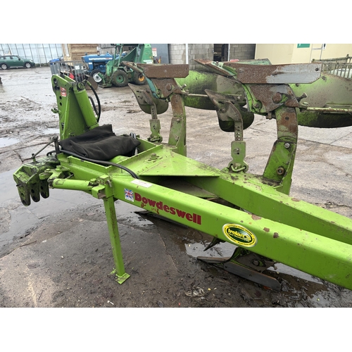 207 - A DOWDESWELL FIVE FURROW REVERSIBLE PLOUGH - FROM A FARM DISPERSAL FROM LANCASHIRE