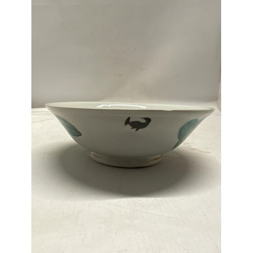 347 - A CHINESE JINGDEZHEN STYLE ROOSTER BOWL