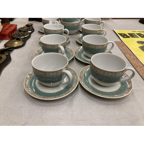 290 - A WEDGWOOD AZTEC 19 PIECE TEASET