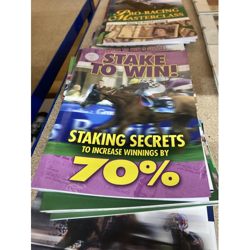 295 - FOURTEEN BOOKS ON HOW TO WIN ON HORSE RACING