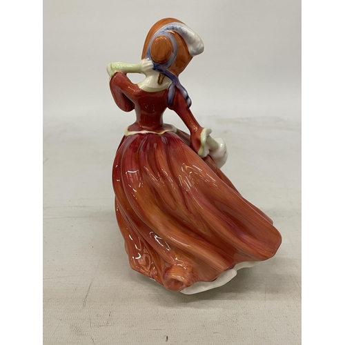 727 - TWO ROYAL DOULTON FIGURINES 