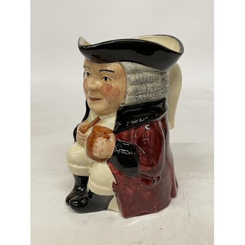 749 - A TONY WOOD STAFFORDSHIRE CHARACTER JUG 