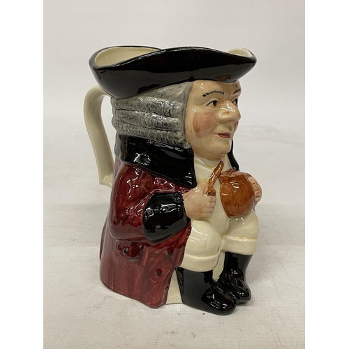 749 - A TONY WOOD STAFFORDSHIRE CHARACTER JUG 