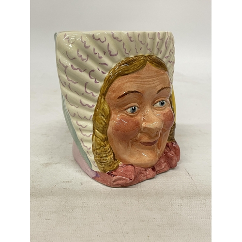 752 - A KELSBORO WARE MISS BARDELL PICKWICK CHARACTER MUG TOGETHER WITH A SHORTER & SONS OLD SALT CHARACTE... 