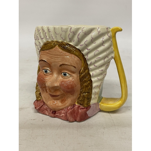 752 - A KELSBORO WARE MISS BARDELL PICKWICK CHARACTER MUG TOGETHER WITH A SHORTER & SONS OLD SALT CHARACTE... 