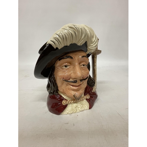 754 - TWO ROYAL DOULTON CHARACTER JUGS - PORTHOS AND HENRY V