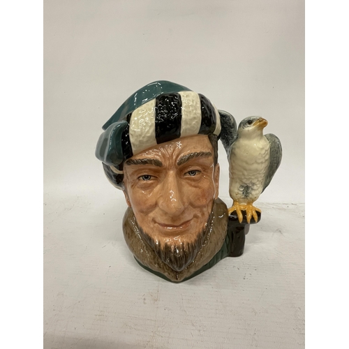 755 - TWO ROYAL DOULTON CHARACTER JUGS LOBSTER MAN AND THE FALCONER