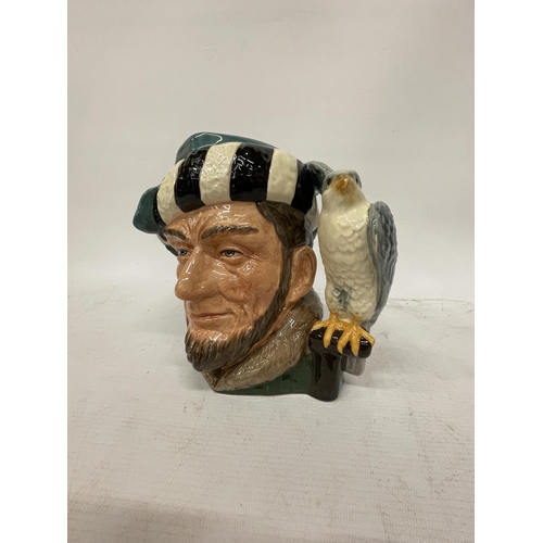 755 - TWO ROYAL DOULTON CHARACTER JUGS LOBSTER MAN AND THE FALCONER