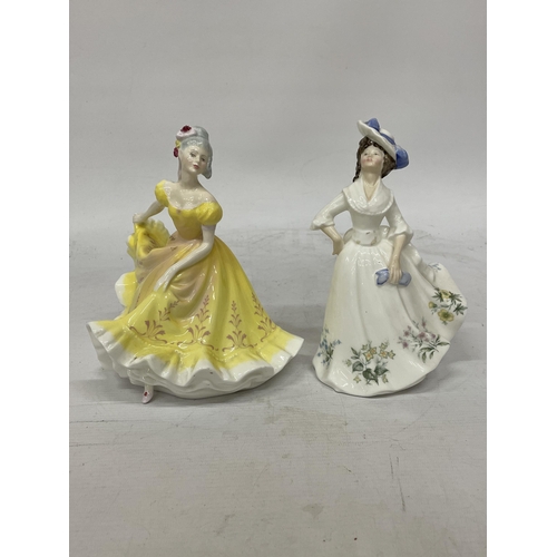 758 - TWO ROYAL DOULTON FIGURINES NINETTE AND ADELE