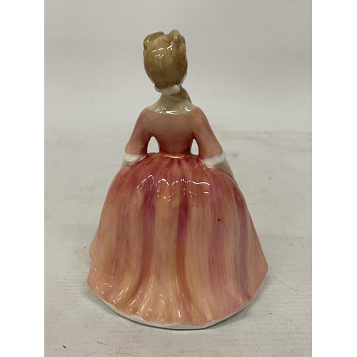 762 - TWO SMALL ROYAL DOULTON FIGURINES 