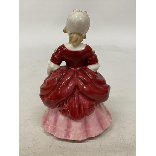 762 - TWO SMALL ROYAL DOULTON FIGURINES 