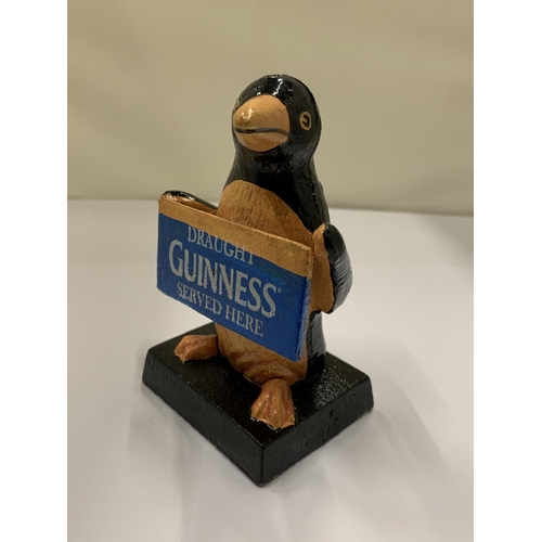 806 - A CAST GUINNESS PENGUIN, HEIGHT 11CM