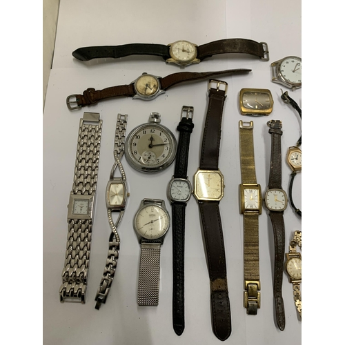 812 - A QUANTITY OF VINTAGE AND MODERN WATCHES