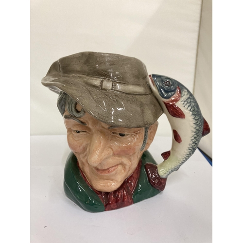 829 - A 1954 ROYAL DOULTON LARGE 'THE POACHER' TOBY JUG (FIRSTS) D6429