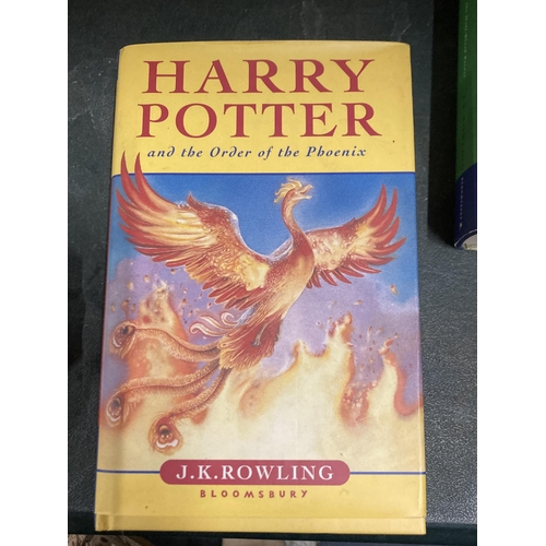 839 - A FIRST EDITION HARRY POTTER AND THE ORDER OF THE PHOENIX HARD BACK BOOK WITH DUST COVER IN GOOD CON... 