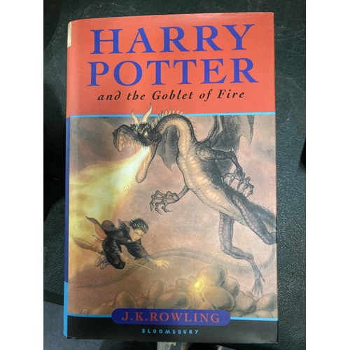 840 - A FIRST EDITION HARRY POTTER AND THE GOBLET OF FIRE HARDBACK BOOK WITH DUST COVER IN GOOD CONDITION