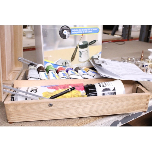 1008 - A SYSTEM 3 ACRYLIC PAINTING STARTER SET