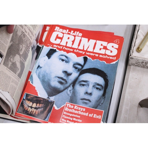 869 - FOUR VOLUMES OF 'UNSOLVED' CRIME MAGAZINES