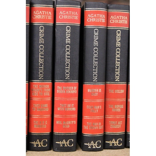 895 - TEN AGATHA CHRISTIE, CRIME COLLECTION BOOKS