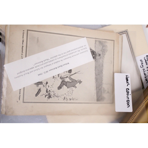 932 - A LARGE QUANTITY OF PRINTS TO INCLUDE ARTHUR RACKHAM, HEATH ROBINSON, KAY NEILSON, VINTAGE FASHION P... 