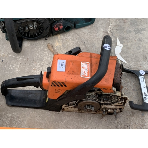 2108 - A PETROL STIHL MS170 CHAINSAW BODY