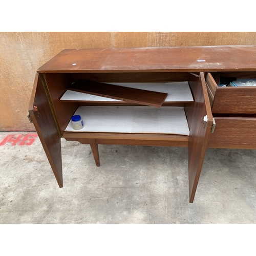 3040 - A RETRO TEAK LEWIS'S RANELLA SIDEBOARD 64