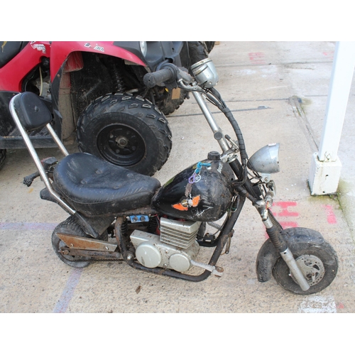 117 - HARLEY STYLE 50 CC IN WORKING ORDER  NO VAT