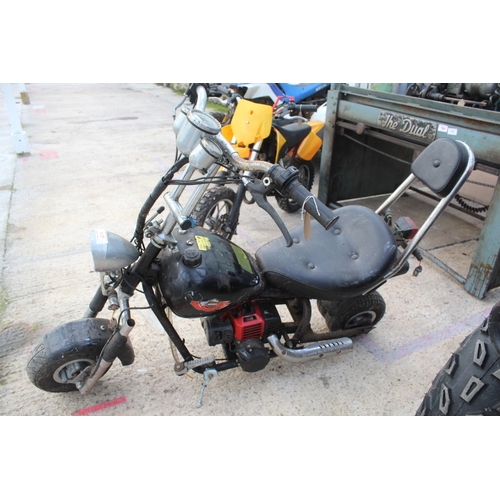 117 - HARLEY STYLE 50 CC IN WORKING ORDER  NO VAT