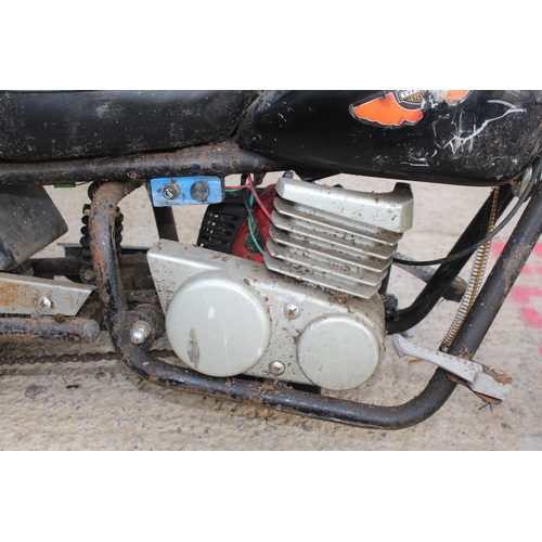 117 - HARLEY STYLE 50 CC IN WORKING ORDER  NO VAT