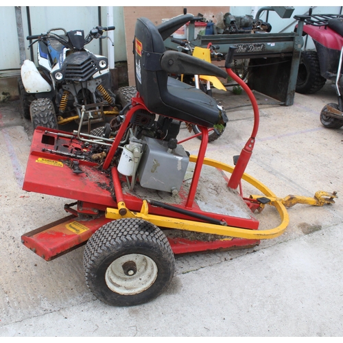 120 - SIT ON TURF ROLLER FOR SPARES OR REPAIRS  NO VAT