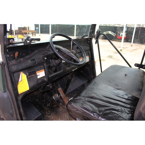 160 - A KAWASAKI MULE 4010 4X4 DIESEL, POWER STEERING, WALTER MASSEY CAB WITH OPENING WINDSCREEN, HIGH,LOW... 