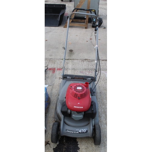 336 - HONDA 476 WITH REAR ROLLER NOT IN WORKING ORDER  NO VAT