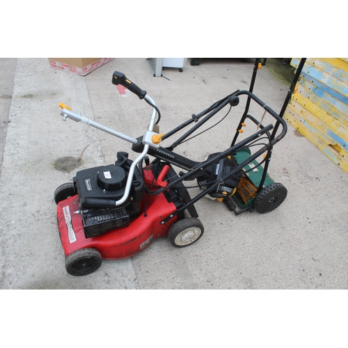 387 - HOMELITE HL 454 SP  LAWN MOWER , PUSH MOWER AND TITAN MULTI TOOL+ VAT