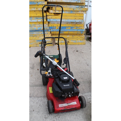 387 - HOMELITE HL 454 SP  LAWN MOWER , PUSH MOWER AND TITAN MULTI TOOL+ VAT