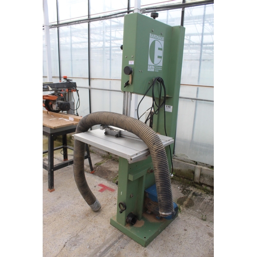 6 - ELEKTRA BECKUM BAND SAW BAS450DN WITH NEW 240V MOTOR AND NEW BLADE  NO VAT