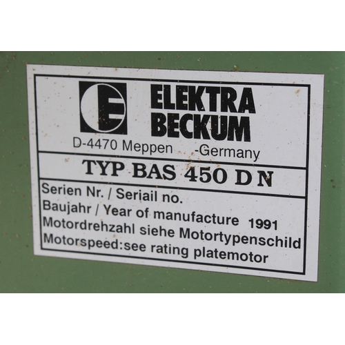 6 - ELEKTRA BECKUM BAND SAW BAS450DN WITH NEW 240V MOTOR AND NEW BLADE  NO VAT