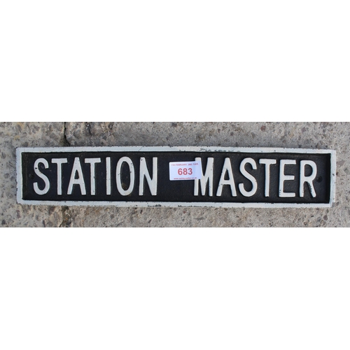 683 - STATION SIGN  + VAT