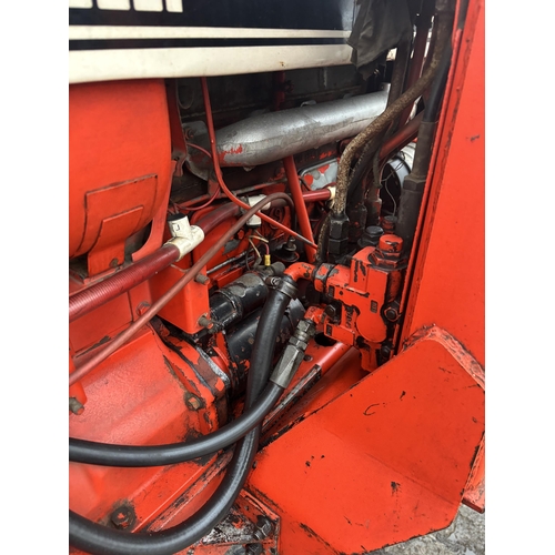 203 - A 1975 DAVID BROWN 1210 TRACTOR WITH FORE END LOADER, REGISTRATION NVP 518P, CURRENT OWNER SINCE 200... 