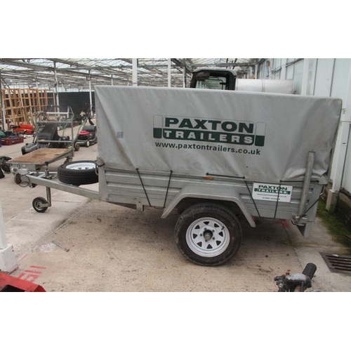 121 - PAXTON TRAILER 6 X 4, CONDITION LIKE NEW  NO VAT