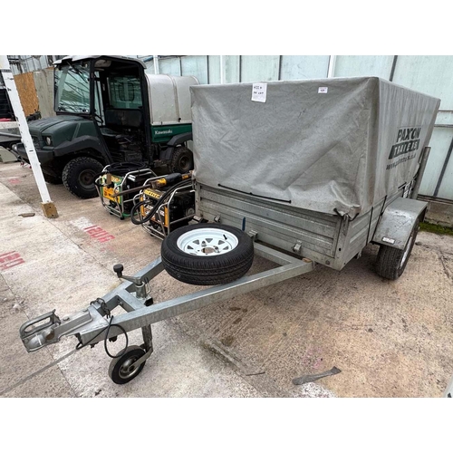 121 - PAXTON TRAILER 6 X 4, CONDITION LIKE NEW  NO VAT