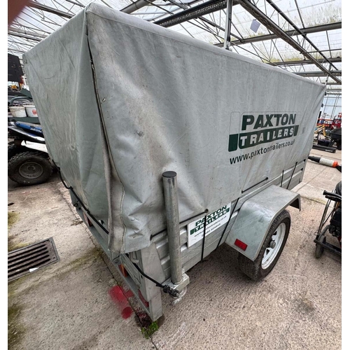 121 - PAXTON TRAILER 6 X 4, CONDITION LIKE NEW  NO VAT