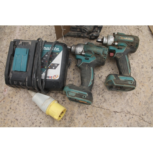 16 - MAKITA NUT GUNS/RADIO 18V - NO VAT