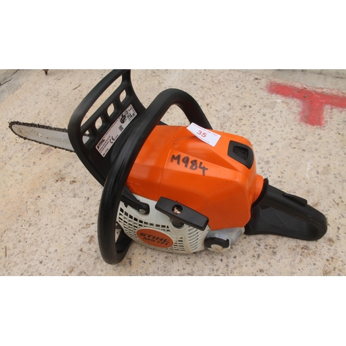 35 - STIHL 171 CHAINSAW NO VAT